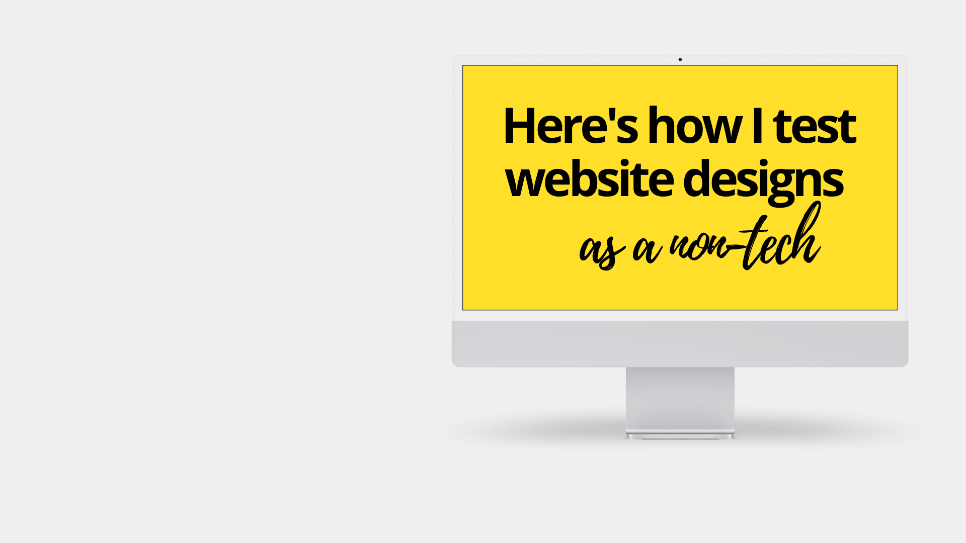 easy test UX design