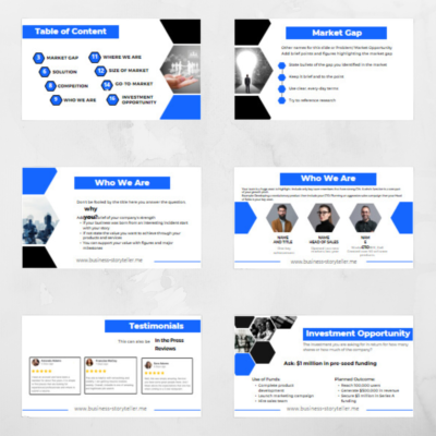 pitch deck template