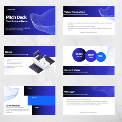 pitch deck template