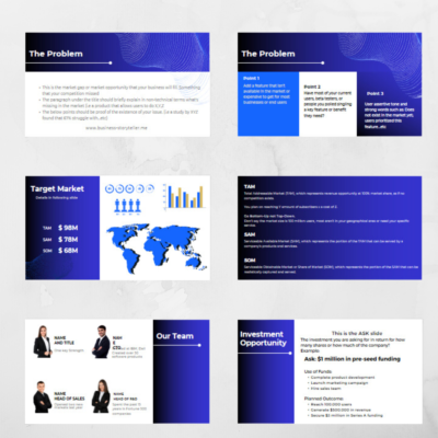 pitch deck template