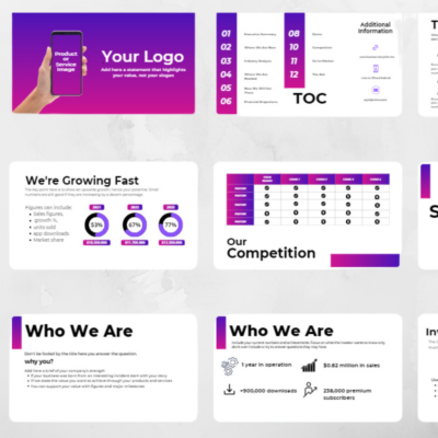pitch deck template