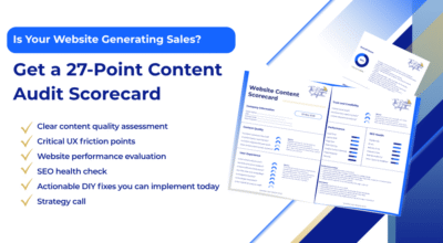 B2B website content audit
